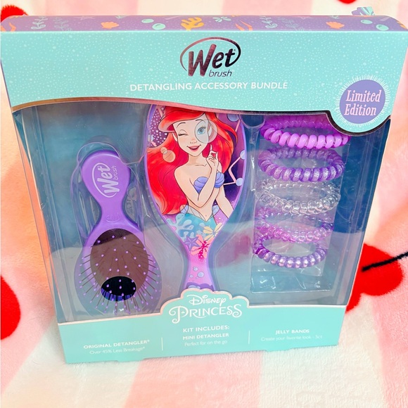 Disney Other - Disney Princess Ariel Wet Brush Detangling Accessory Bundle 👑💕 NWT!